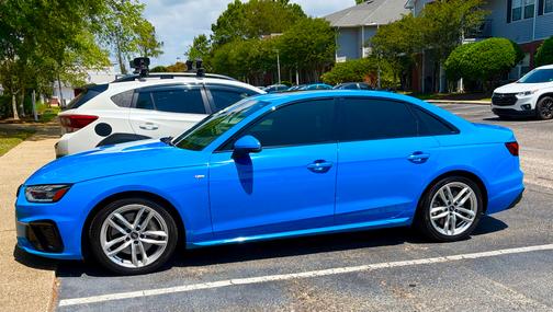 Blue 2022 Audi A4 45 S line Premium Plus