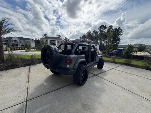 Gray 2018 Jeep Wrangler Unlimited Sahara