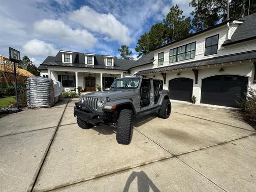 Gray 2018 Jeep Wrangler Unlimited Sahara