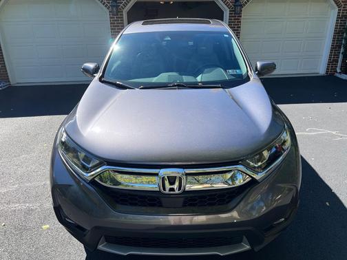 Gray 2018 Honda CR-V EX-L