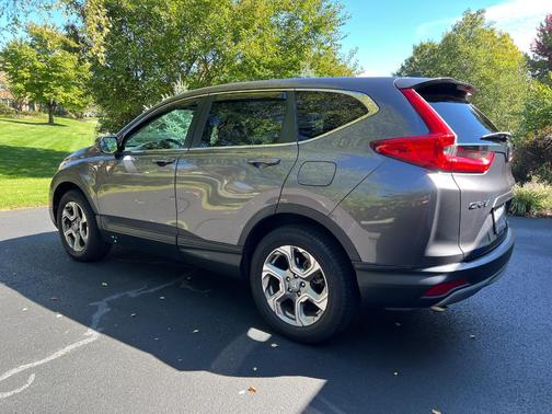 Gray 2018 Honda CR-V EX-L