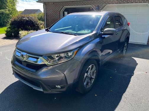 Gray 2018 Honda CR-V EX-L