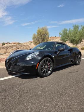 Black 2015 Alfa Romeo 4C Spider Base