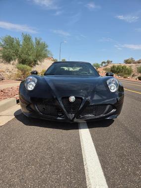 Black 2015 Alfa Romeo 4C Spider Base