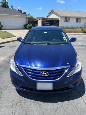 Blue 2011 Hyundai SONATA GLS
