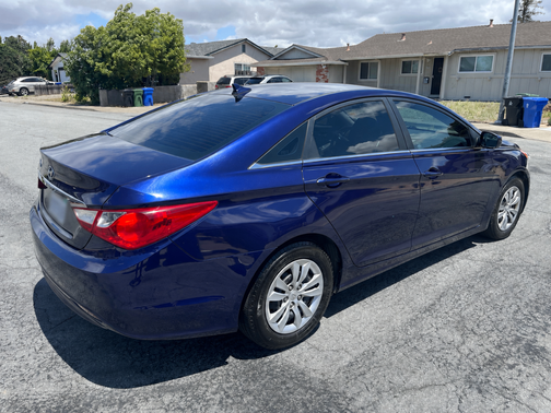 Blue 2011 Hyundai SONATA GLS