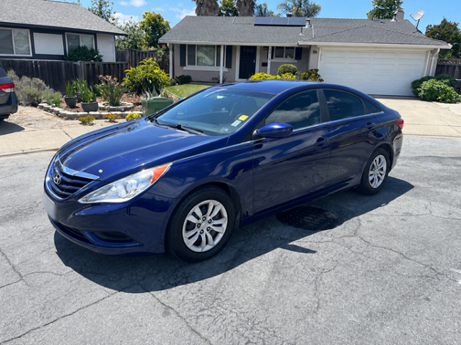Blue 2011 Hyundai SONATA GLS