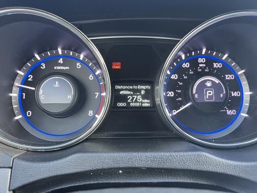 Blue 2011 Hyundai SONATA GLS