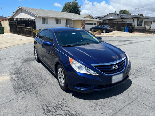 Blue 2011 Hyundai SONATA GLS