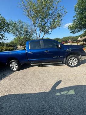 Blue 2016 Nissan Titan XD SV
