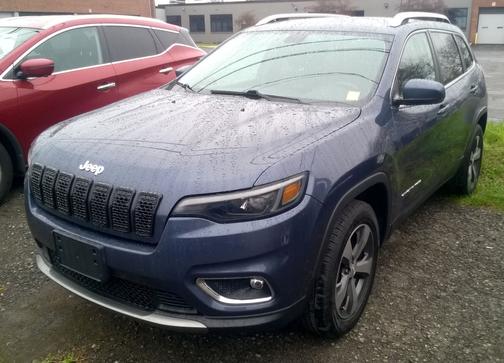 Blue 2020 Jeep Cherokee Limited