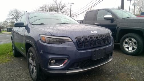 Blue 2020 Jeep Cherokee Limited