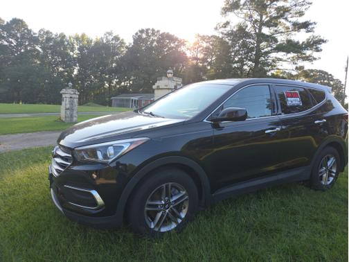 Black 2018 Hyundai Santa Fe Sport 2.4L