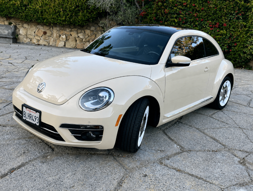 Beige 2019 Volkswagen Beetle 2.0T Final Edition SEL