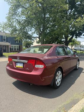 Red 2010 Honda Civic LX