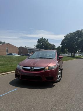 Red 2010 Honda Civic LX