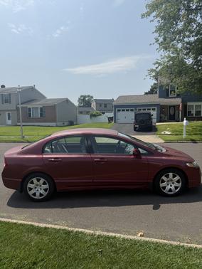 Red 2010 Honda Civic LX
