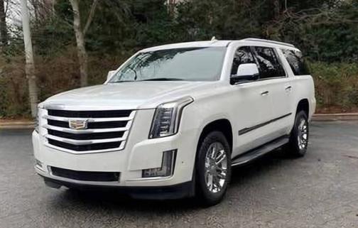White 2017 Cadillac Escalade ESV Premium Luxury