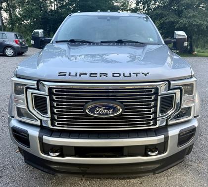 Silver 2021 Ford F-450 Platinum