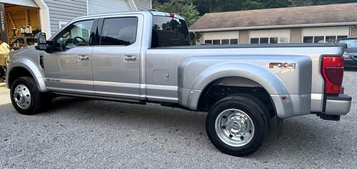 Silver 2021 Ford F-450 Platinum