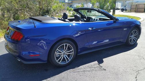 Blue 2016 Ford Mustang GT Premium