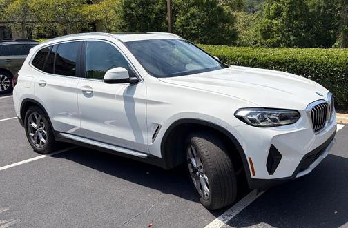 White 2022 BMW X3 xDrive30i