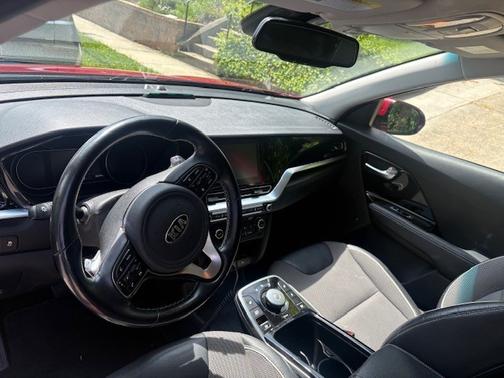 Red 2020 Kia Niro EV EX