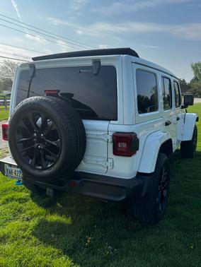 White 2024 Jeep Wrangler 4xe Sahara