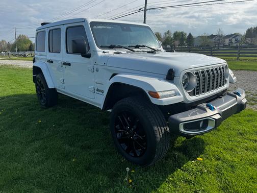 White 2024 Jeep Wrangler 4xe Sahara