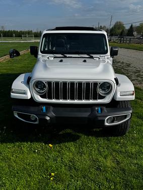 White 2024 Jeep Wrangler 4xe Sahara