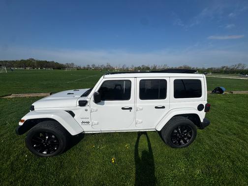 White 2024 Jeep Wrangler 4xe Sahara