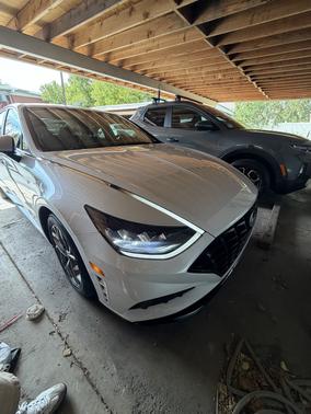 White 2020 Hyundai SONATA SEL