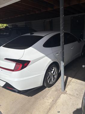 White 2020 Hyundai SONATA SEL