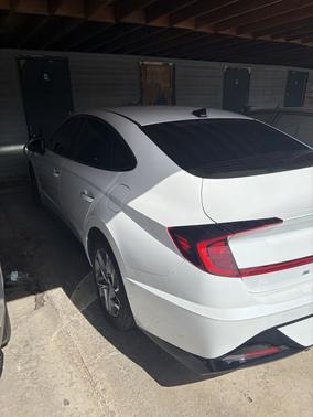 White 2020 Hyundai SONATA SEL