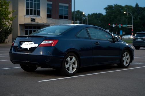 Blue 2007 Honda Civic EX