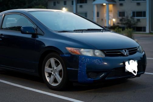 Blue 2007 Honda Civic EX