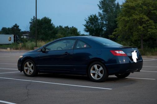 Blue 2007 Honda Civic EX