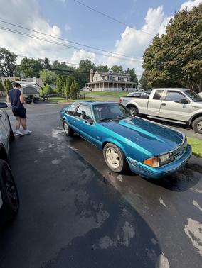 Blue 1993 Ford Mustang LX 5.0L