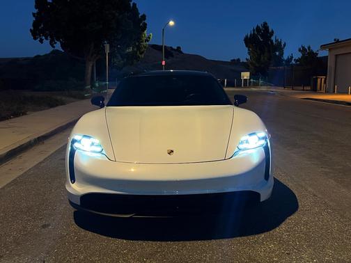 White 2020 Porsche Taycan Taycan 4S