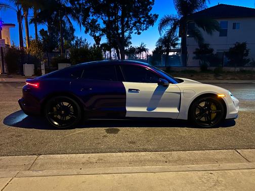White 2020 Porsche Taycan Taycan 4S