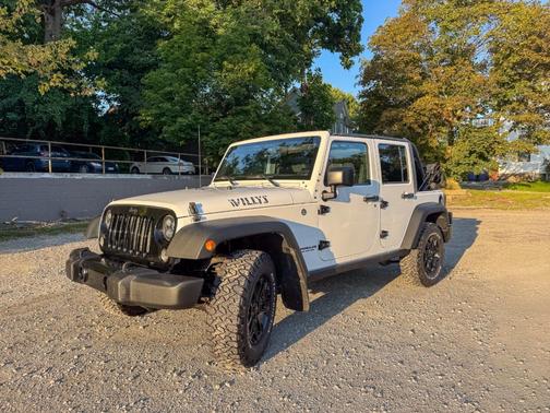 White 2017 Jeep Wrangler Unlimited Willys Wheeler