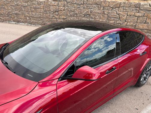 Red 2024 Tesla Model S Plaid
