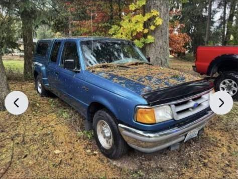 Green 1997 Ford Ranger XLT SuperCab