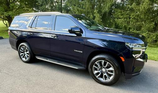 Blue 2021 Chevrolet Tahoe LS