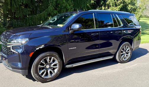 Blue 2021 Chevrolet Tahoe LS