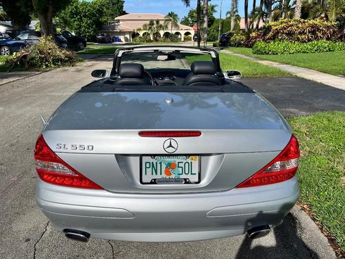 Silver 2007 Mercedes-Benz SL-Class SL550 Roadster