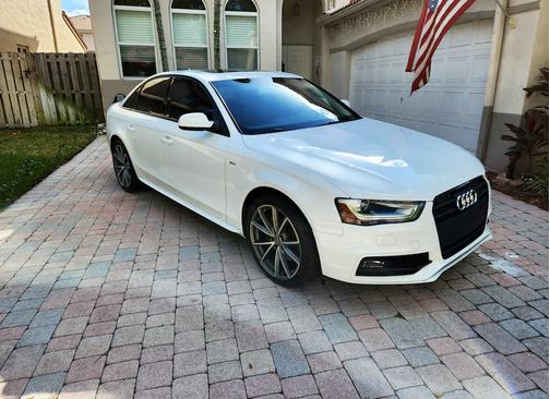 White 2016 Audi A4 2.0T Premium