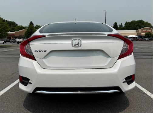White 2021 Honda Civic EX