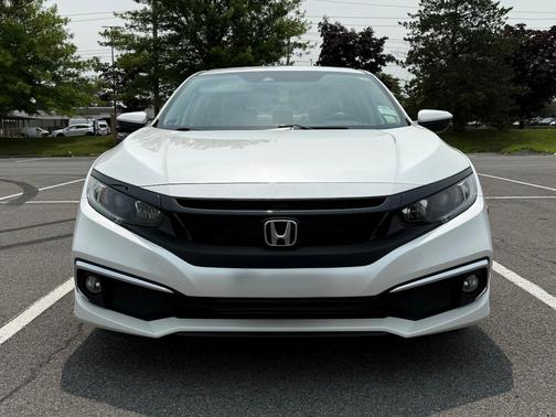 White 2021 Honda Civic EX