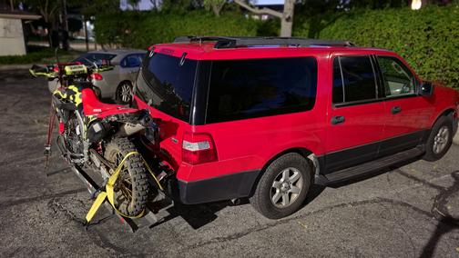 Red 2010 Ford Expedition EL XLT
